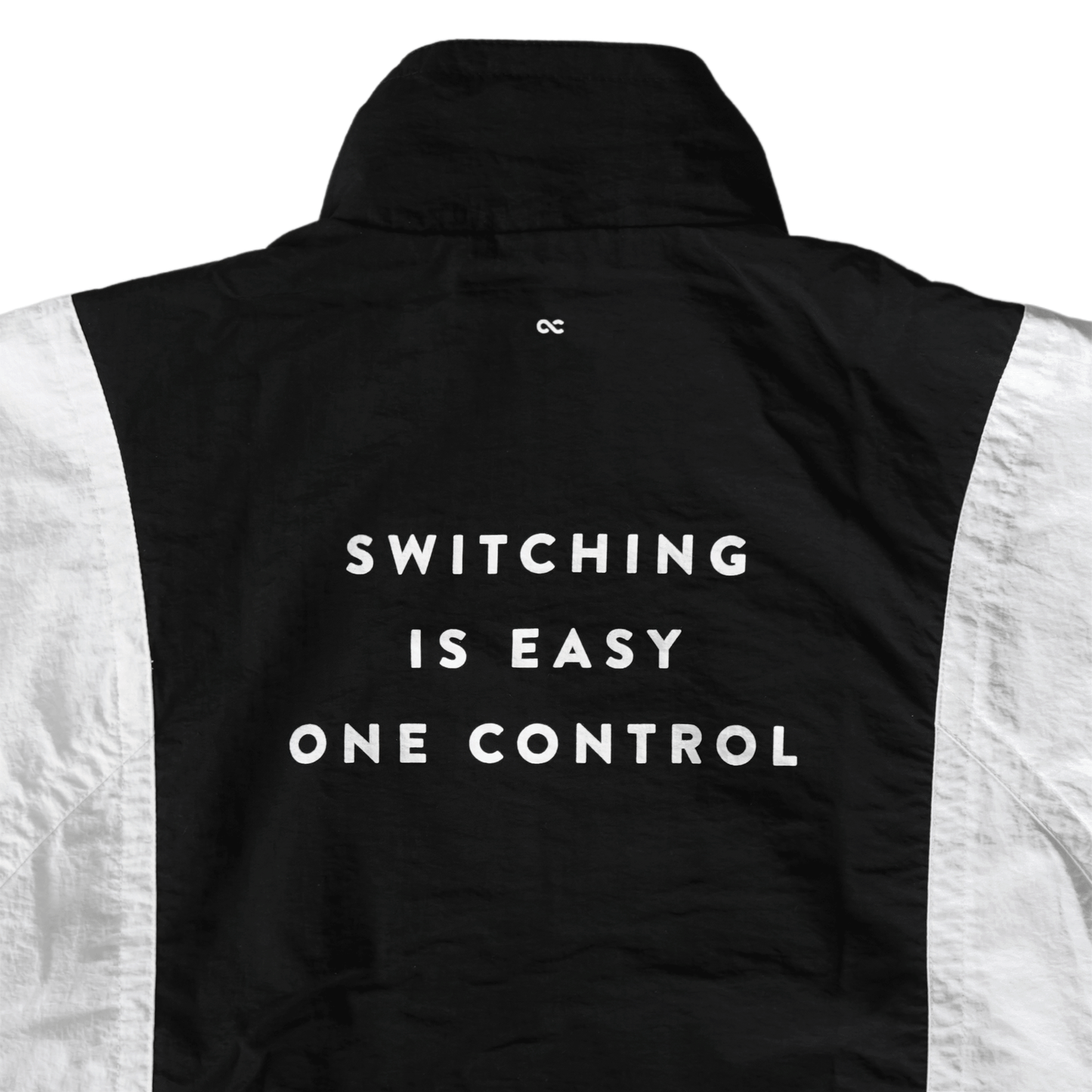 One Control ロゴ入りトラックジャケット ブラック