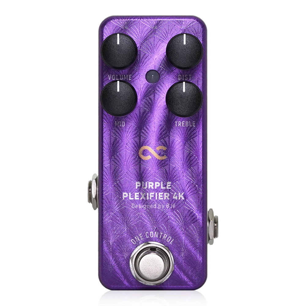 One Control Purple Squeezer ギターエフェクター 8/4まで面ファスナー付属】One Control PURPLE PLEXIFIER 4K