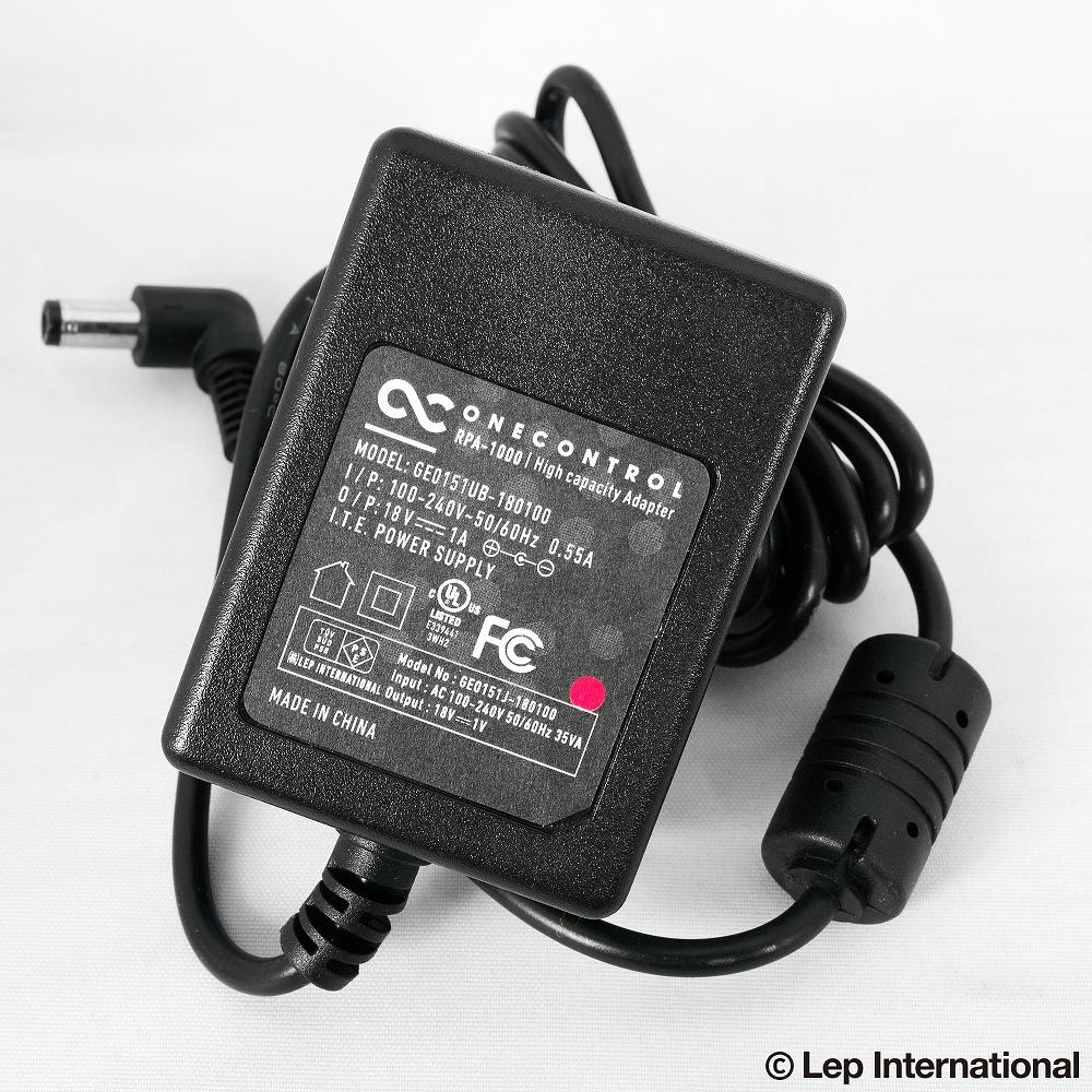 One Control RPA-1000 18V AC アダプタ