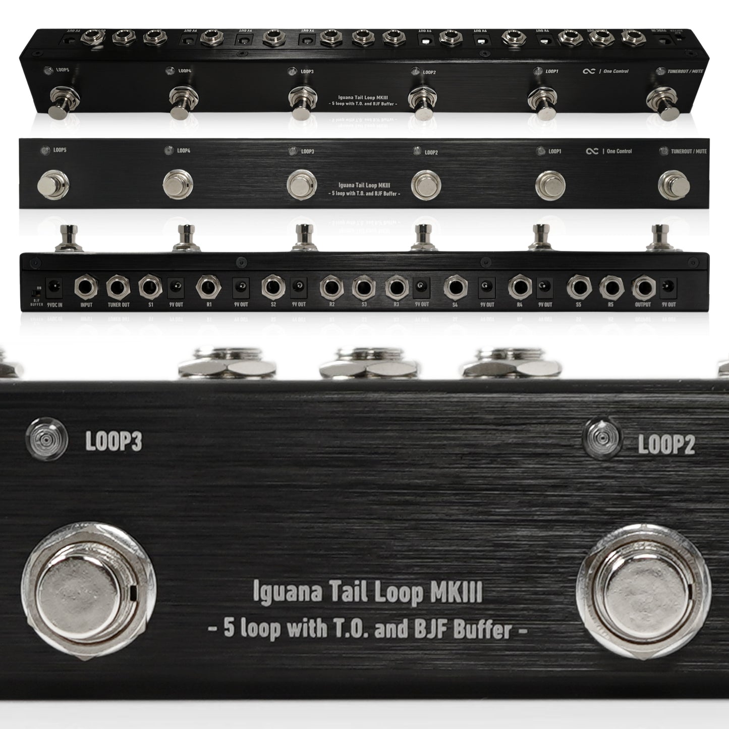 【10/15 16:00まで10%OFF】One Control Iguana Tail Loop MKIII - 5 loop with T.O. and BJF Buffer -