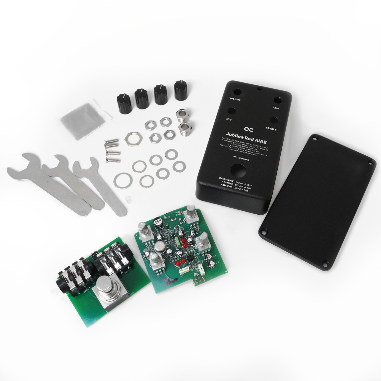 One Control LWP Series Jubilee Red AIAB Solder Free Pedal One Control LWP Series Jubilee Red AIAB Solder Free Pedal