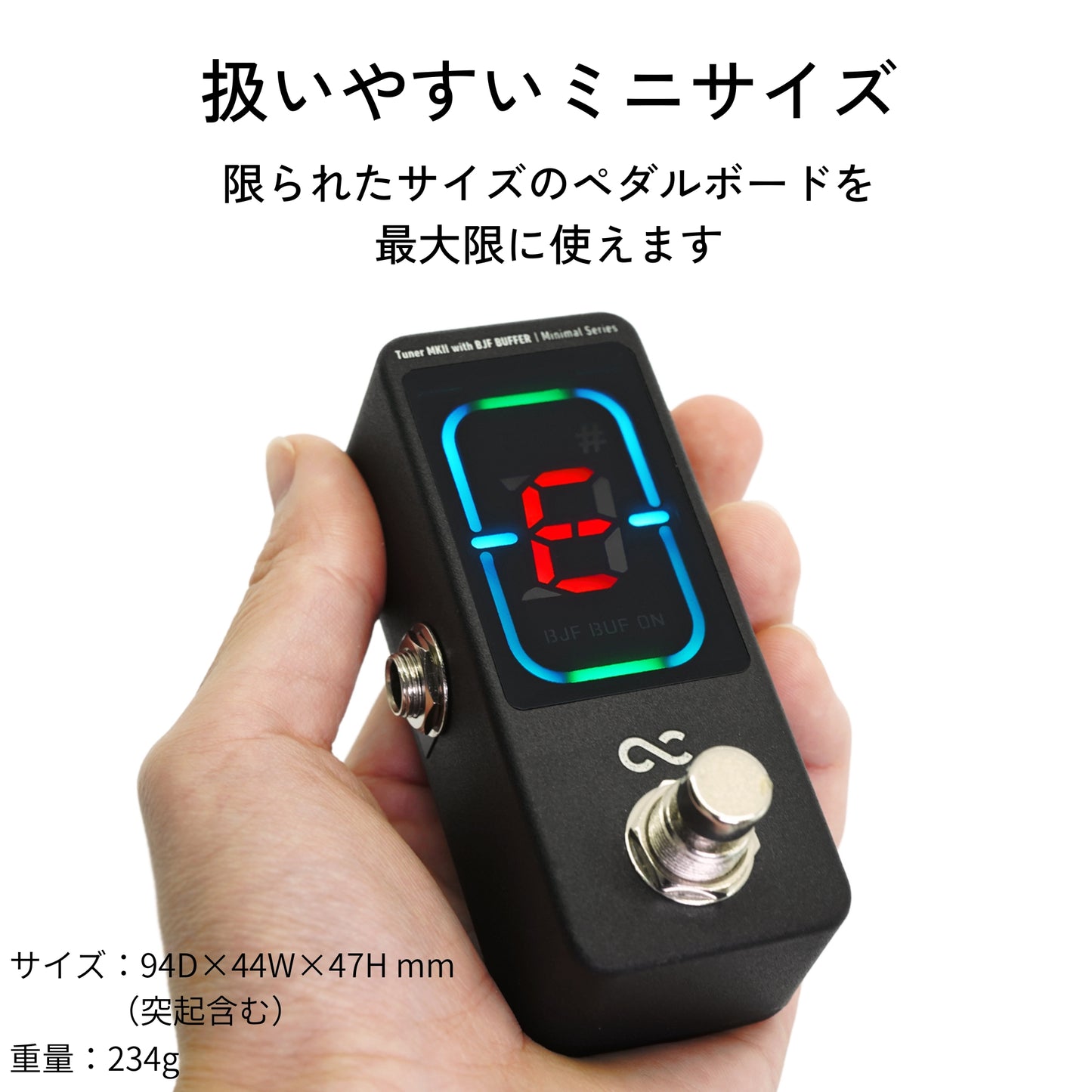 【4/21 16:00まで10%OFF!】One Control Minimal Series Tuner MKII with BJF BUFFER