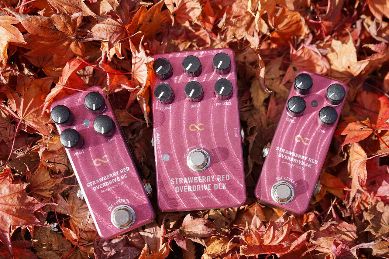 【美品】One Control Strawberry Red OverDrive