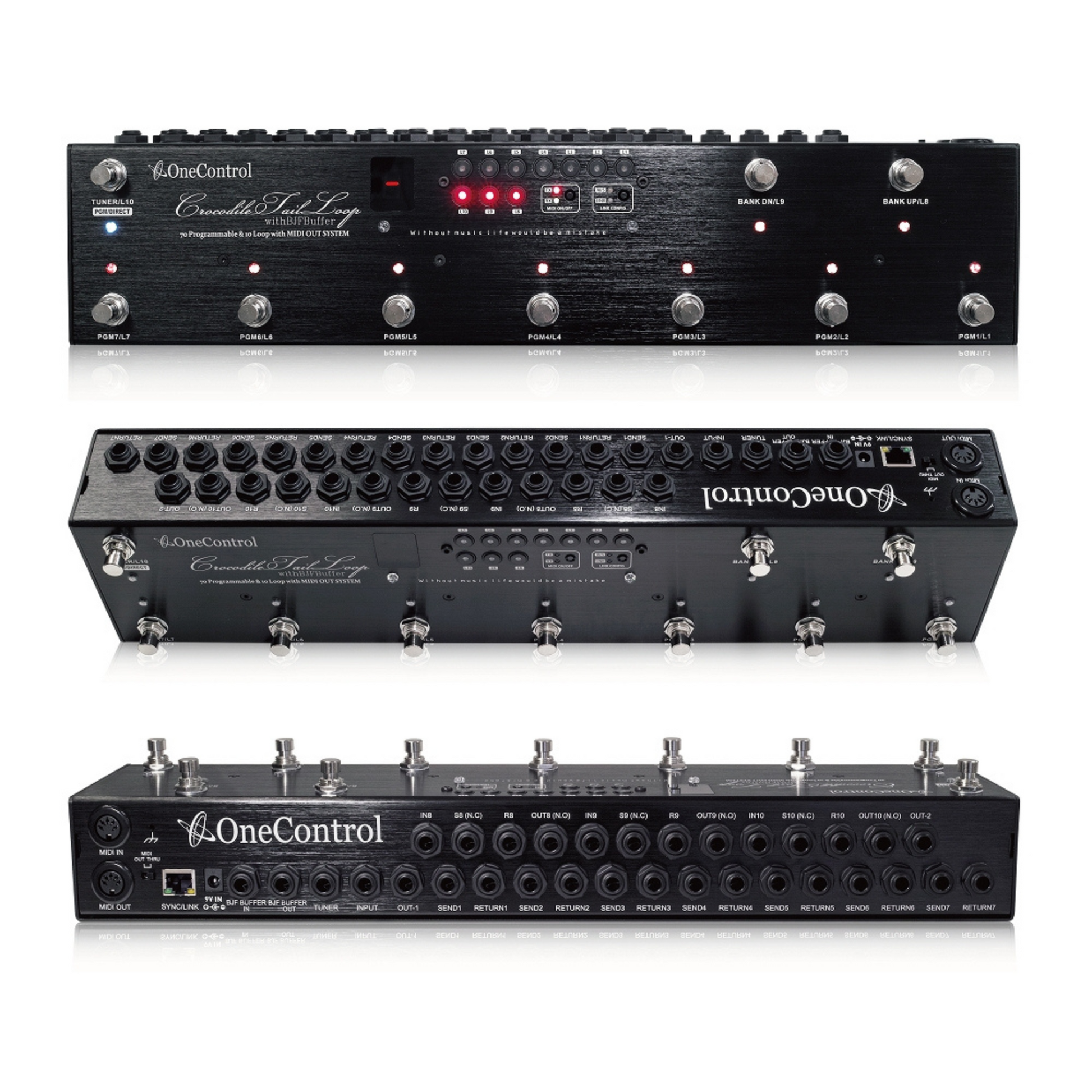One Control Crocodile Tail プログラマブルスイッチャー 8/7までアダプター付属!】One Control Crocodile Tail Loop OC10