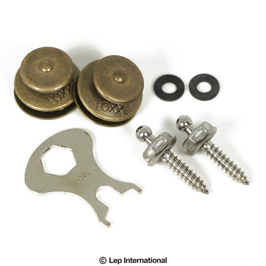 LOXX - LOXX Music Box Standard Vintage Brass | ストラップピン ストラップロック