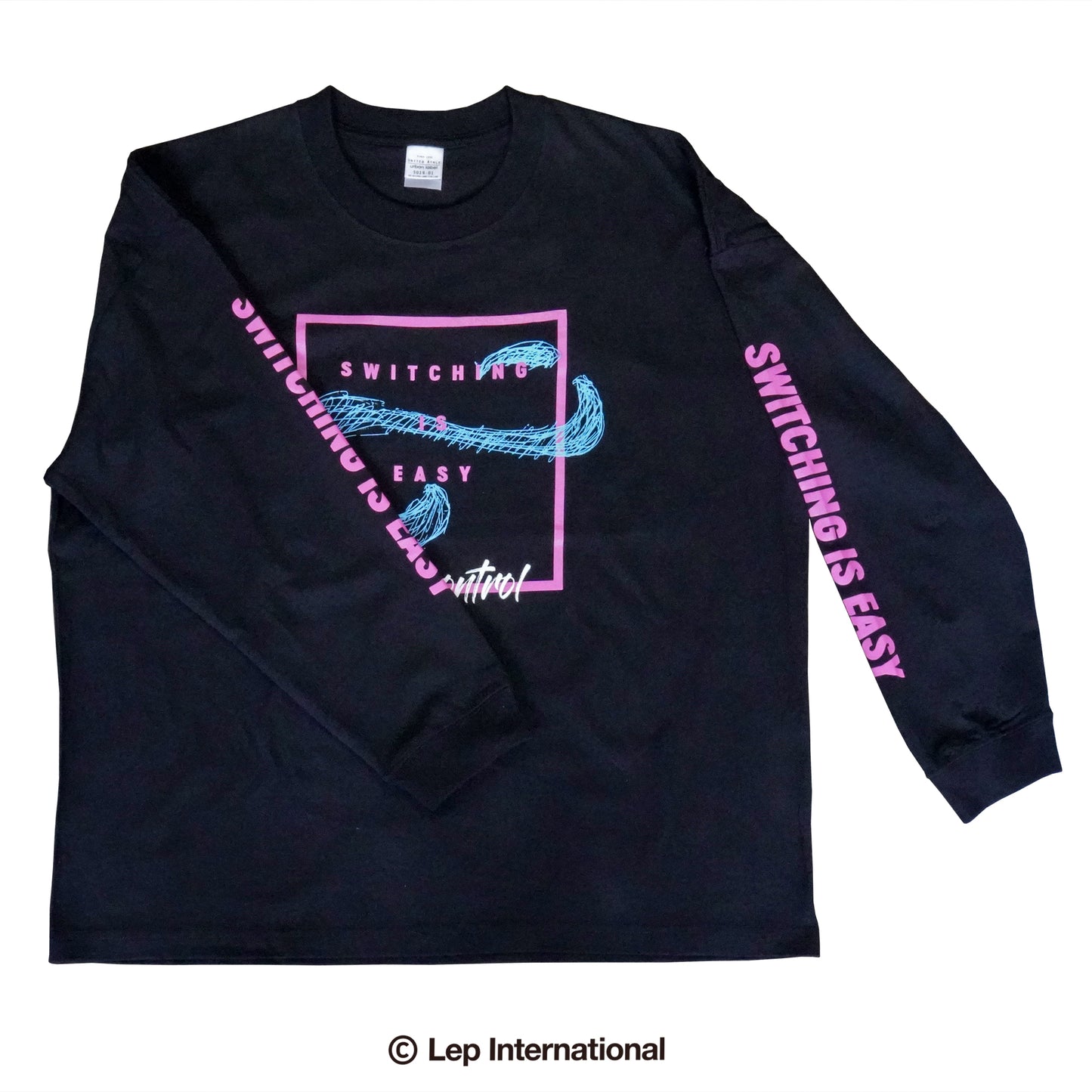 One Control Switching is Easy 長袖Tシャツ ブラック