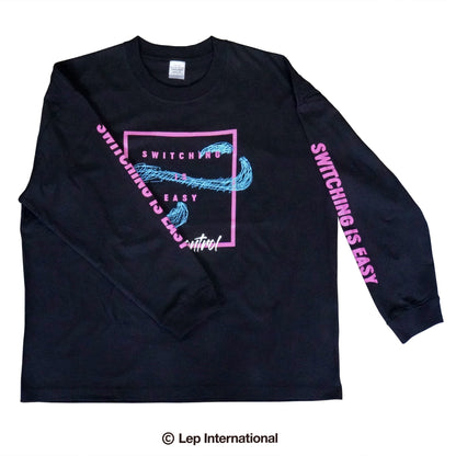 One Control Switching is Easy 長袖Tシャツ ブラック