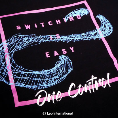 One Control Switching is Easy 長袖Tシャツ ブラック