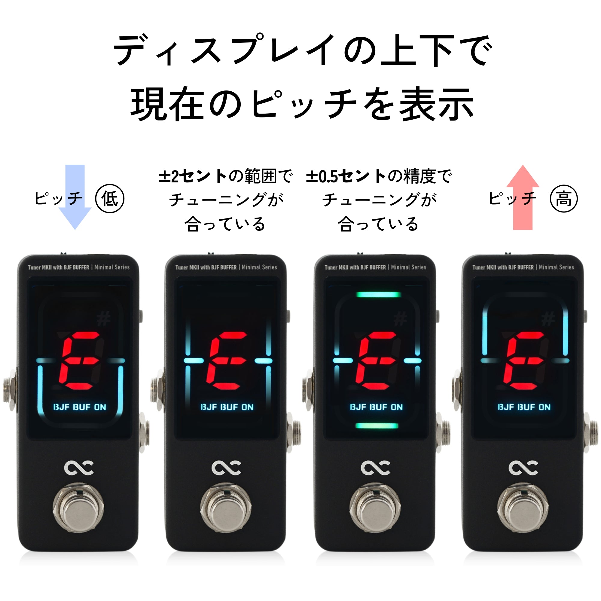 One Control Tuner with BJF BUFFER チューナー